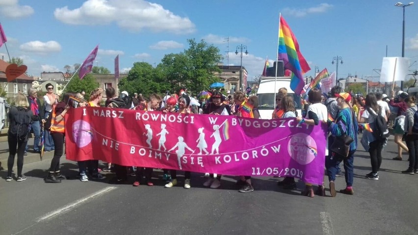 Marsz Równości w Bydgoszczy zgromadził tysiące osób.