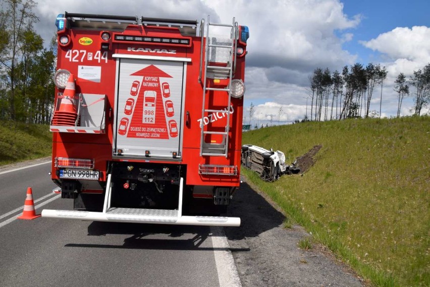 Wypadek na drodze między Mielnem a Modliszewkiem