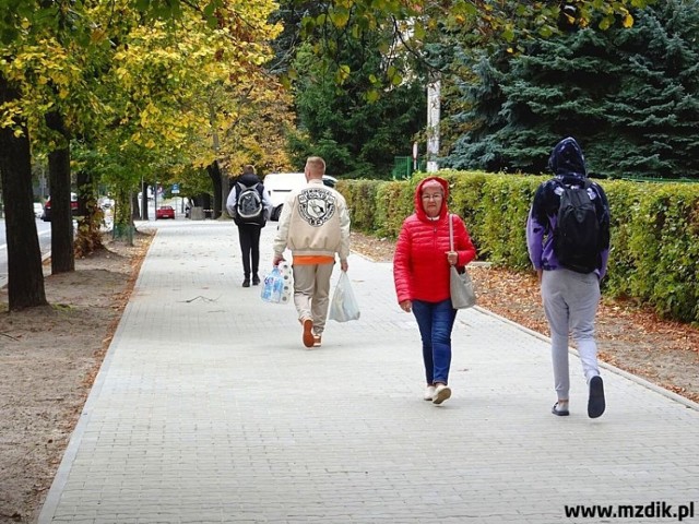 Piesi mogą już chodzić po nowych chodnikach na ulicy Kościuszki w Radomiu.