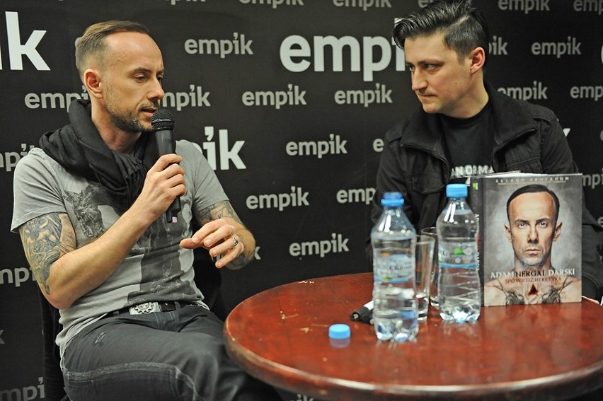 Spotkanie z Adamem "Nergalem" Darskim w poznańskim Empiku