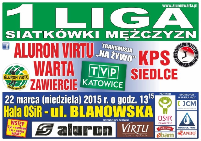 Aluron Virtu Warta Zawiercie - KPS Siedlce.