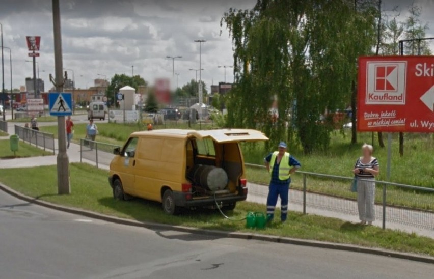 Osiedle Widok w Skierniewicach w kamerze Google Street Vuew