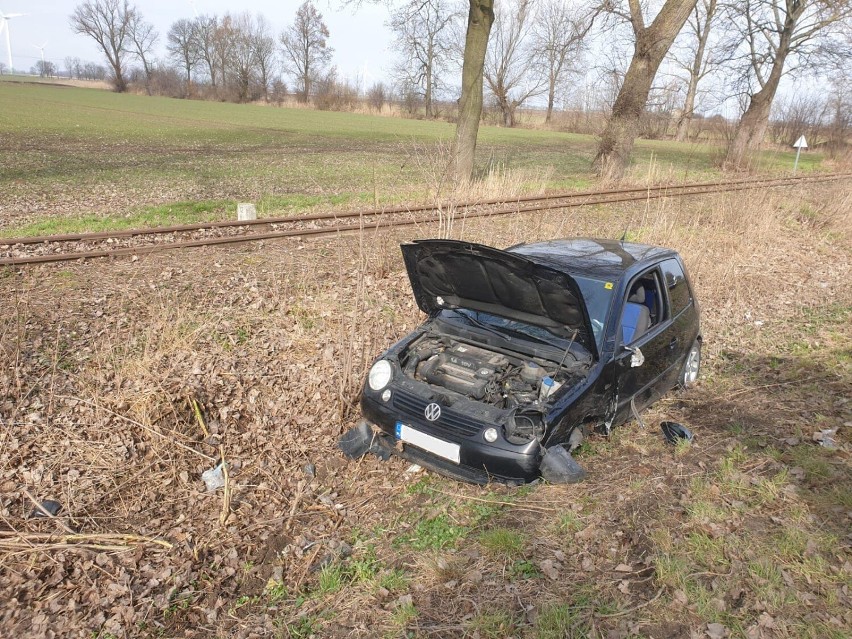 Zderzenie dwóch samochodów osobowych  na drodze 502 w miejscowości Cyganka