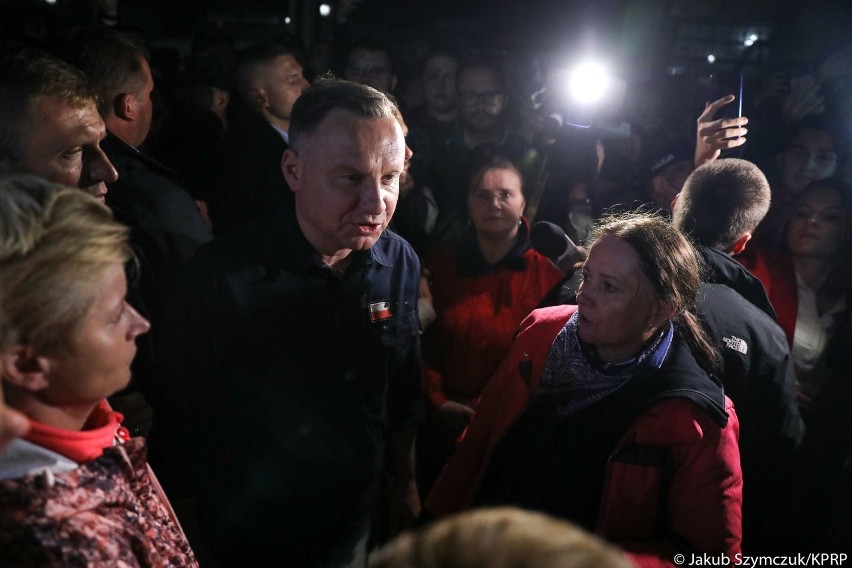 Andrzej Duda spotkał się z mieszkańcami Łapanowa. Usłyszał...