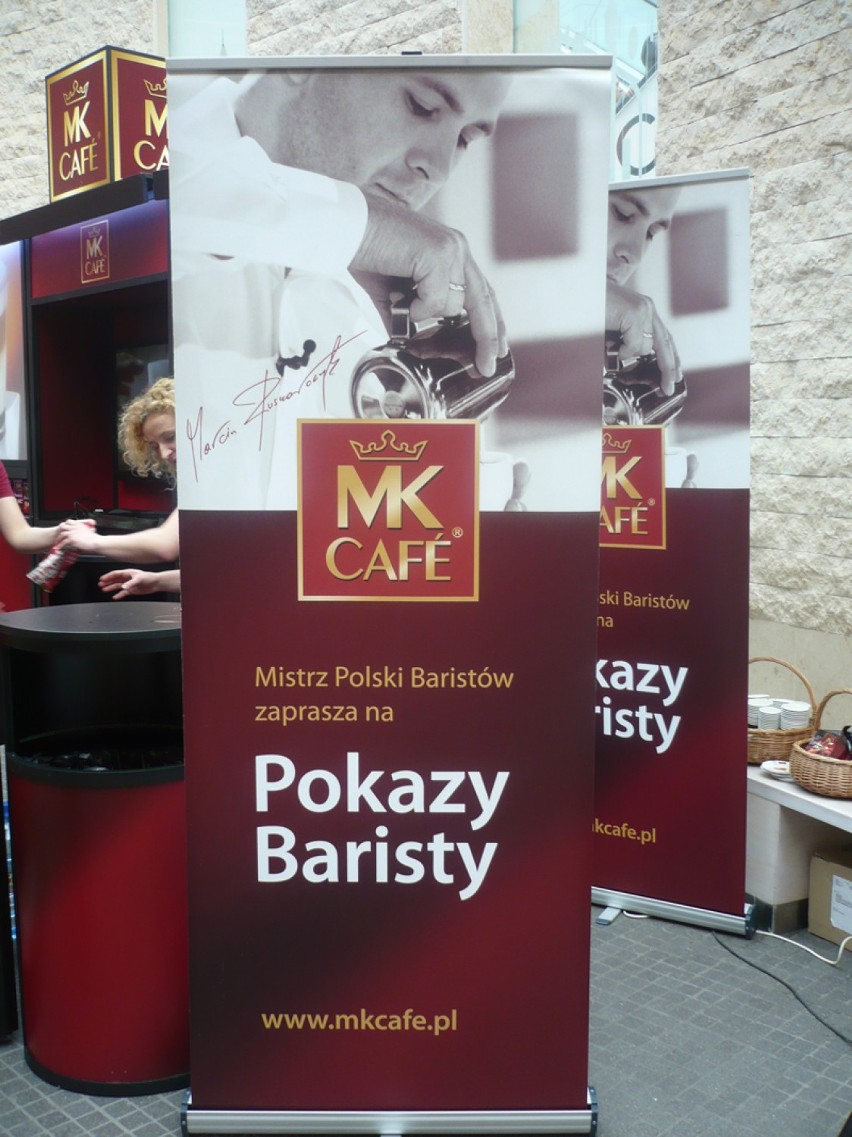 Pokaz baristy Marcina Rusnarczyka w Galerii Mazovia