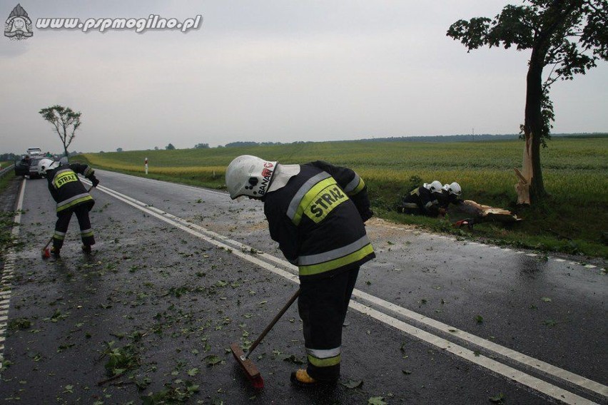 Wichury i gradobicie nad woj. kujawsko-pomorskiem. Zobacz zdjęcia