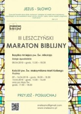 III Leszczyński Maraton Biblijny w Bazylice Mniejszej św. Mikołaja i kościele M. Kolbego w Gronowie