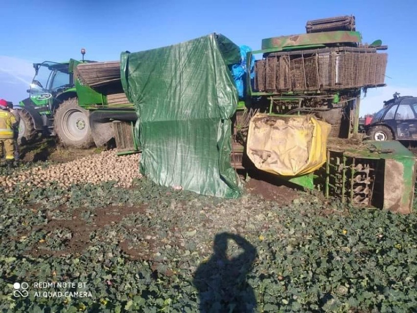 Strażacy z powiatu kwidzyńskiego podsumowali ubiegły tydzień. Dwukrotnie interweniowali w wypadkach przy pracach na roli [ZDJĘCIA]