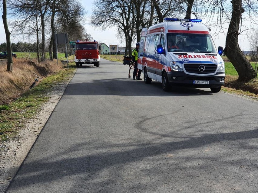 Wypadek na trasie Parcice - Wieluń. Jedna osoba nie żyje[FOTO]