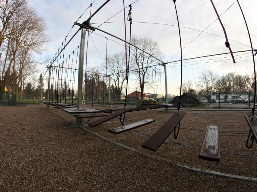 Chełm. Ukończono budowę pierwszego w mieście parku linowego 