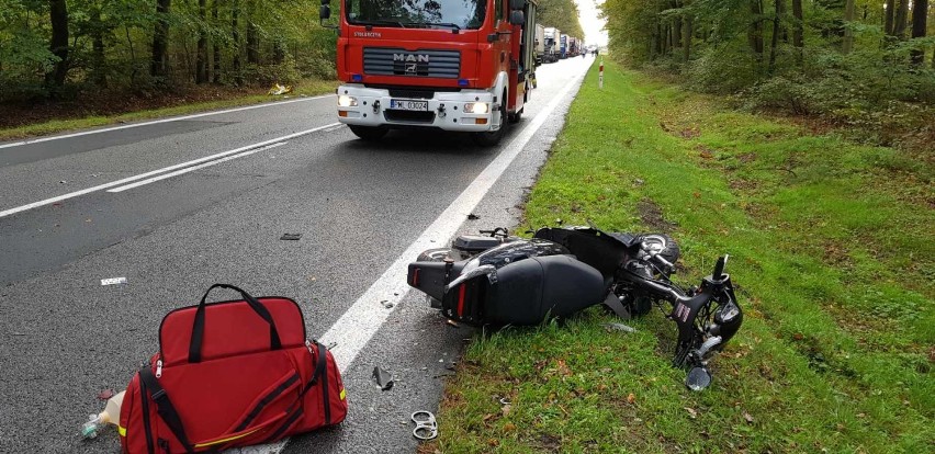 Śmiertelny wypadek na trasie Powodowo-Żodyń. Nie żyje 47-latek [FOTO]