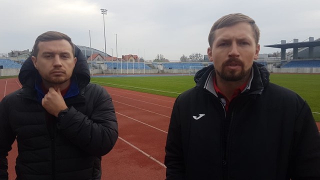 Trenerzy Kamil Krajewski (Włocłavia) i Michał Baiński (Lider)