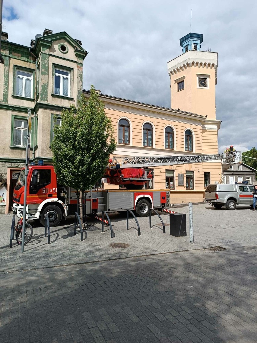 W Muzeum w Radomsku ćwiczyli strażacy z Komendy Powiatowej...