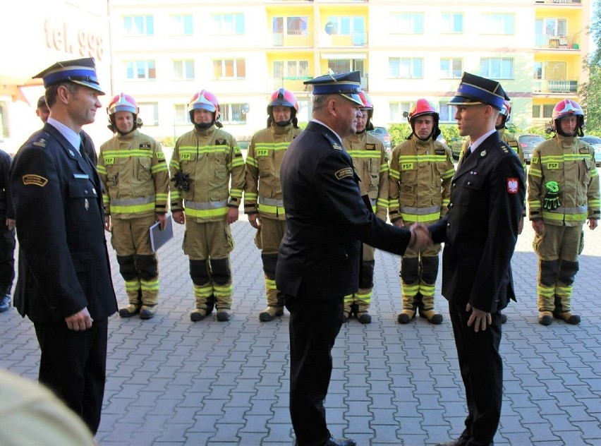 Strażak z Chodzieży wyróżniony przez Wielkopolskiego Komendanta Wojewódzkiego PSP