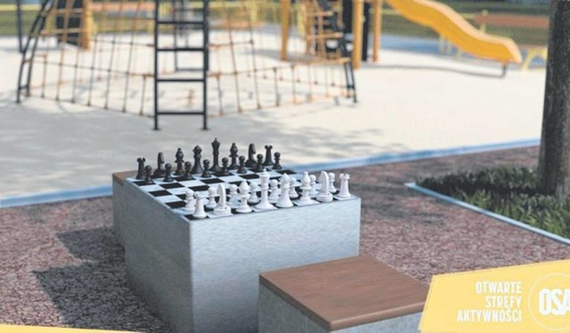 W ramach przedsięwzięcia, przy "orliku" pojawią się m.in. plenerowe szachy