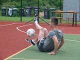 Krzepice: Freestyle Football na Orliku. Wzięło w nich udział 9 zawodników