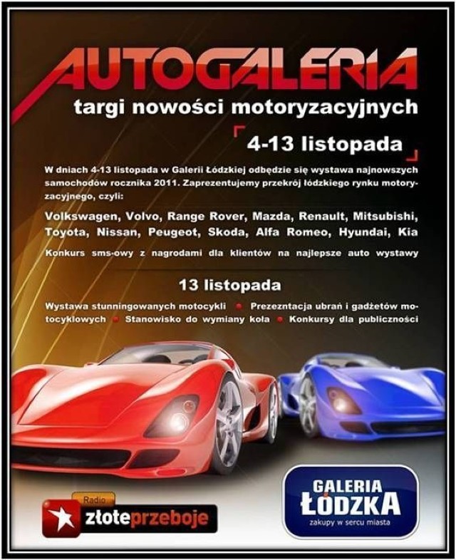 Plakat AutoGalerii 2011.
fot. Mariusz Reczulski