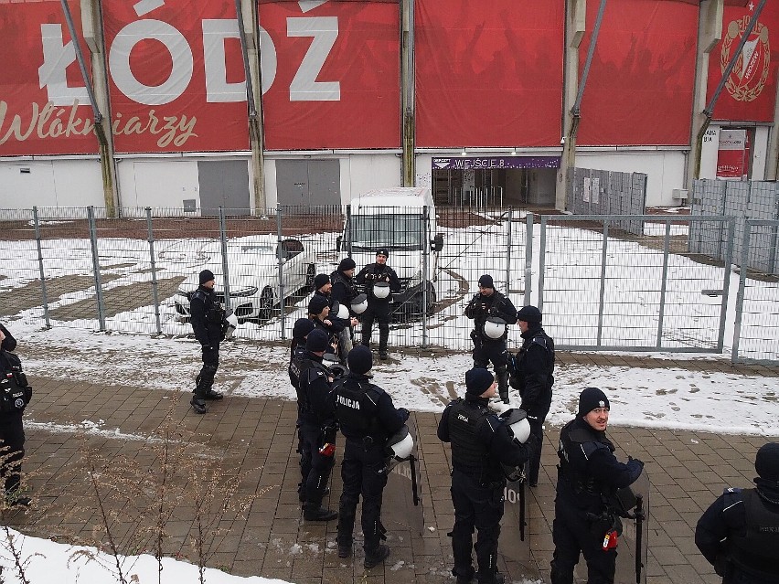Policja w "Sercu Łodzi", na stadionie Widzewa!
