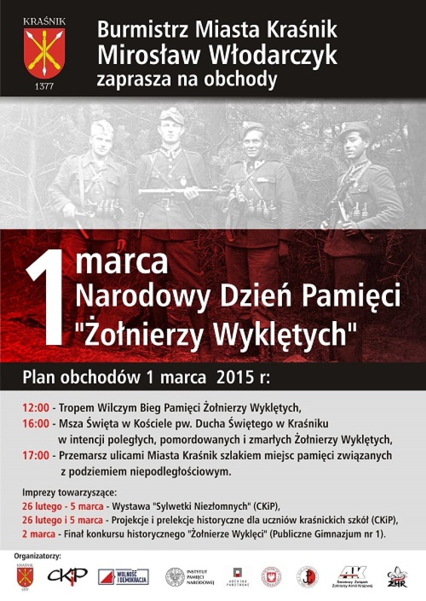 Program obchodów 1 marca 2015r. w Kraśniku
