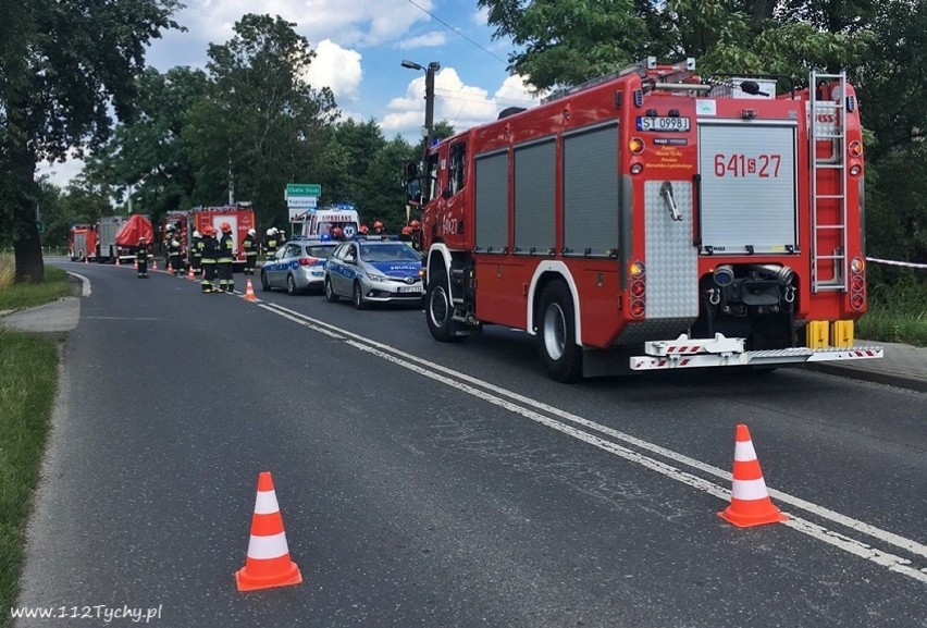 Wypadek w Bieruniu: Motocyklista zderzył się z osobówką [ZDJĘCIA]