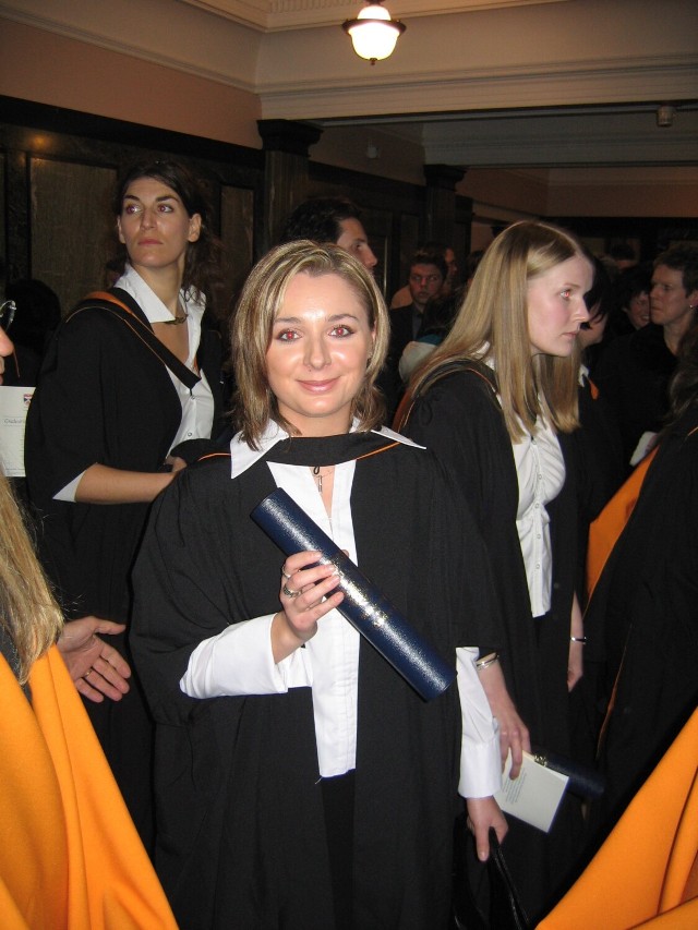 Sabina Klimek na University of St Andrew w Szkocji