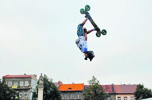 Pokaz mountainboardu zaprezentowali najlepsi zawodnicy