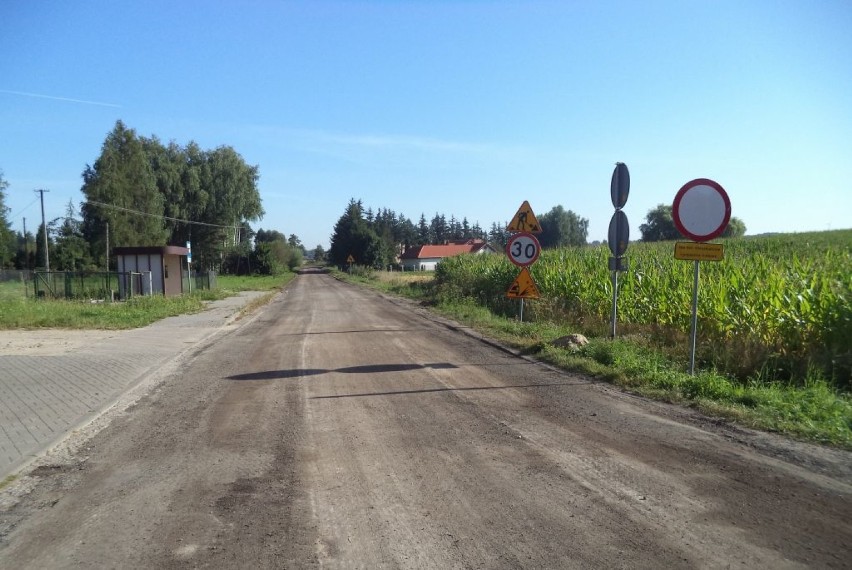 Ruszył remont drogi w Głowińsku w gminie Rypin