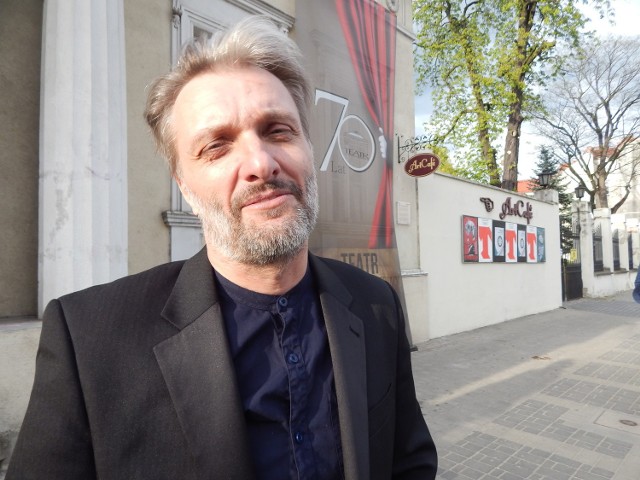 Cezary Żołyński - jeden z bardziej rozpoznawalnych aktorów teatru w Gorzowie