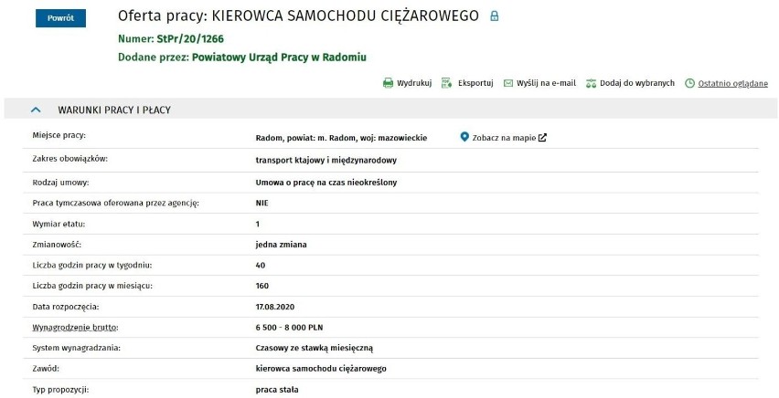 Praca w Radomiu  oferty z sierpnia 2020. KLIKNIJ W GALERIĘ...