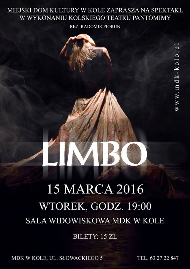 Spektakl "Limbo" w Miejskim Domu Kultury w Kole