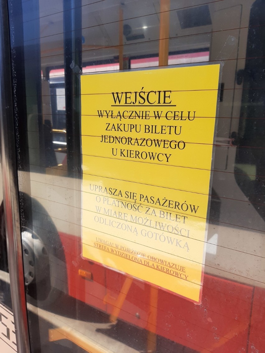 Tczew: od poniedziałku wraca sprzedaż biletów w autobusach