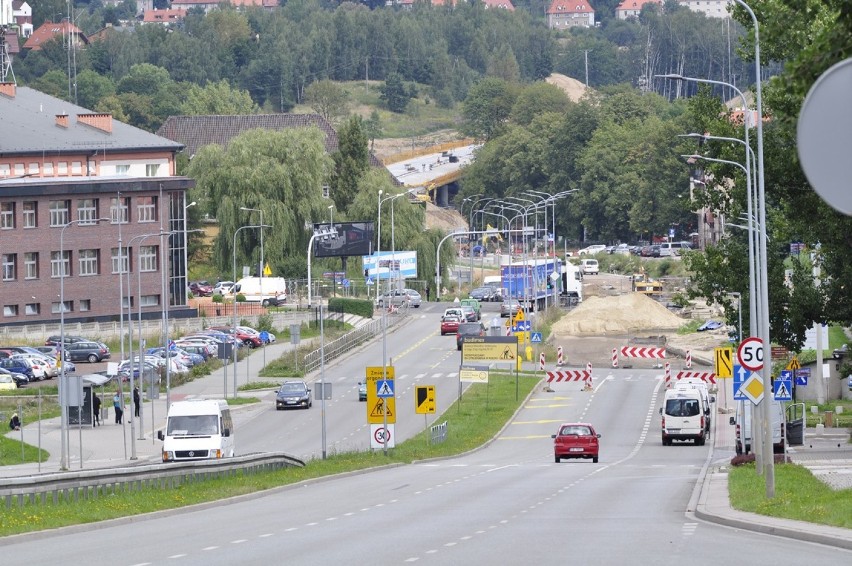 Budowa obwodnicy Wałbrzycha, wrzesień 2020