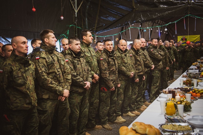 Wigilia żołnierzy przebywających na misji w Kosowie [ZDJĘCIA]