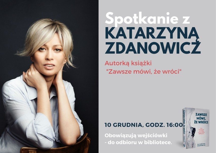 Spotkanie z Katarzyną Zdanowicz.