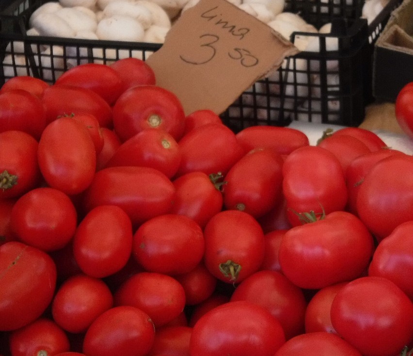 Pomidory Lima były w cenie 3,50 za kilogram