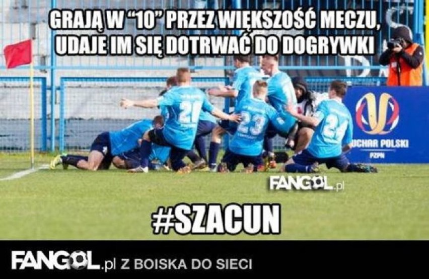 Memy po meczu Lech Poznań - Błękitni Stargard Szczeciński