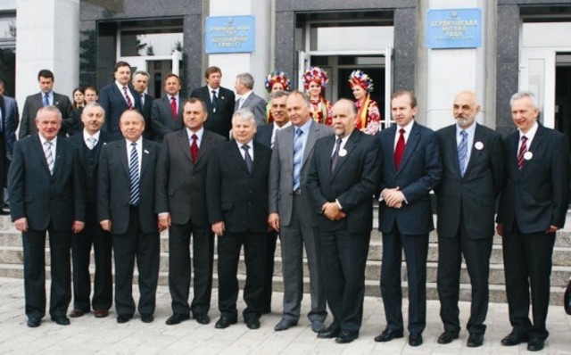 Polska delegacja na Ukrainie