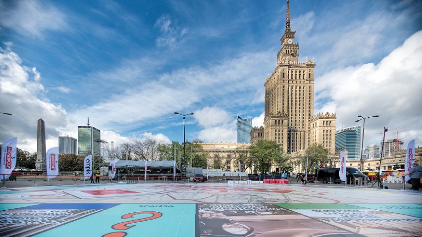 Warszawa, rekord Guinessa. Największa plansza Monopoly