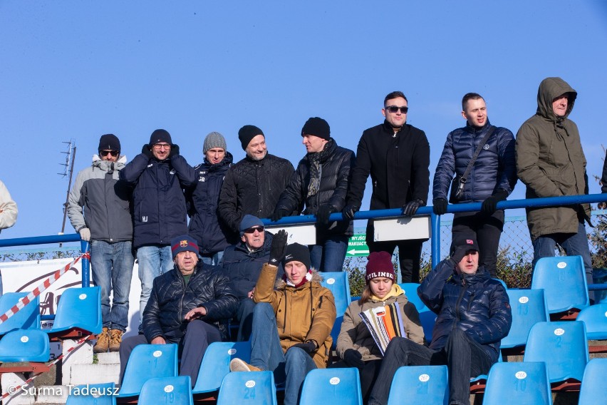 Błękitni grali z Widzewem w minioną sobotę na stadionie przy...