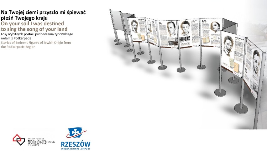 Wystawa sławnych osób pochodzenia żydowskiego z Podkarpacia na lotnisku „Rzeszów-Jasionka. Wśród nich m.in. Arthur Miller