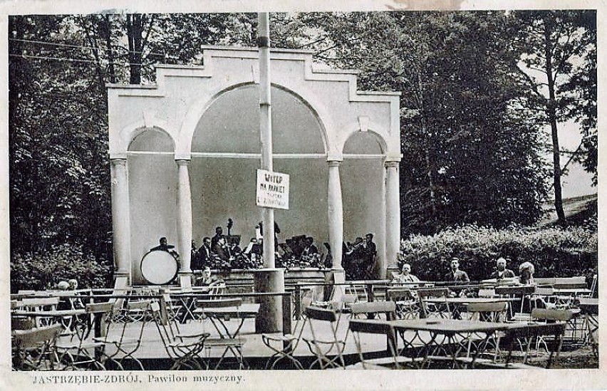 Park Zdrojowy w Jastrzębiu, zdjęcia z lat 20 XX wieku