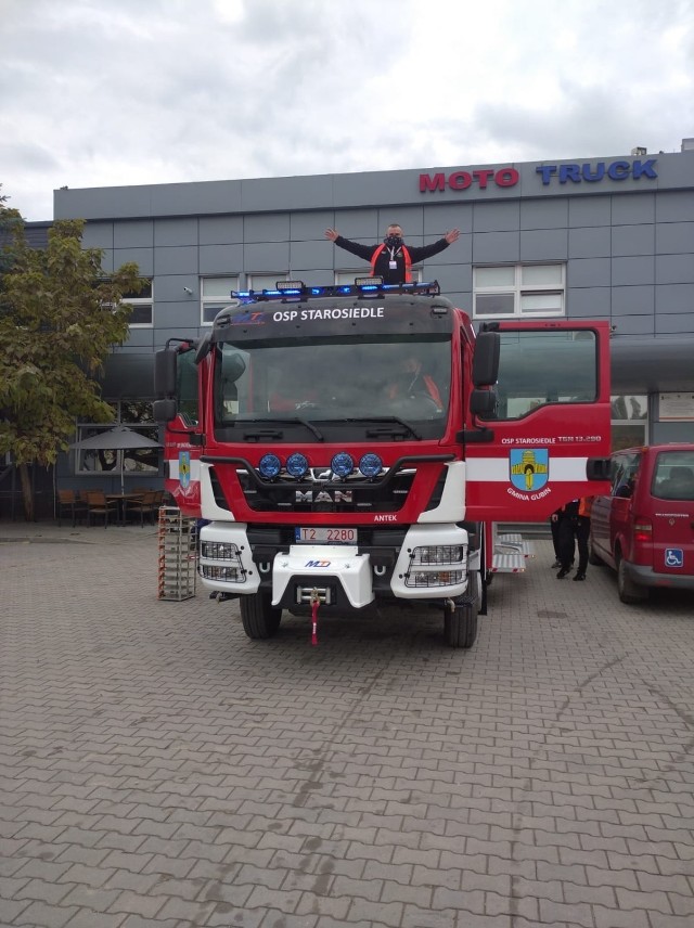 Nowy wóz strażacki dotarł jednostki OSP Starosiedle pod koniec października.