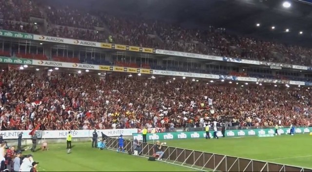 Kibice Western Sydney Wanderers "robią Poznań"