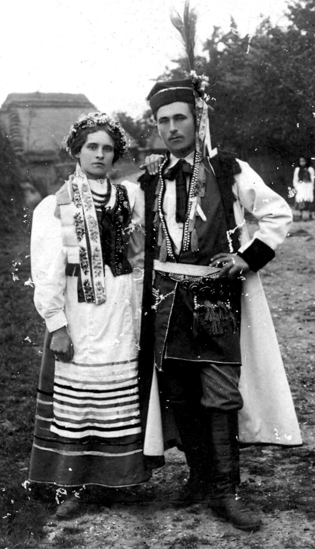 Anna z Sewerynów Szopowa z mężem