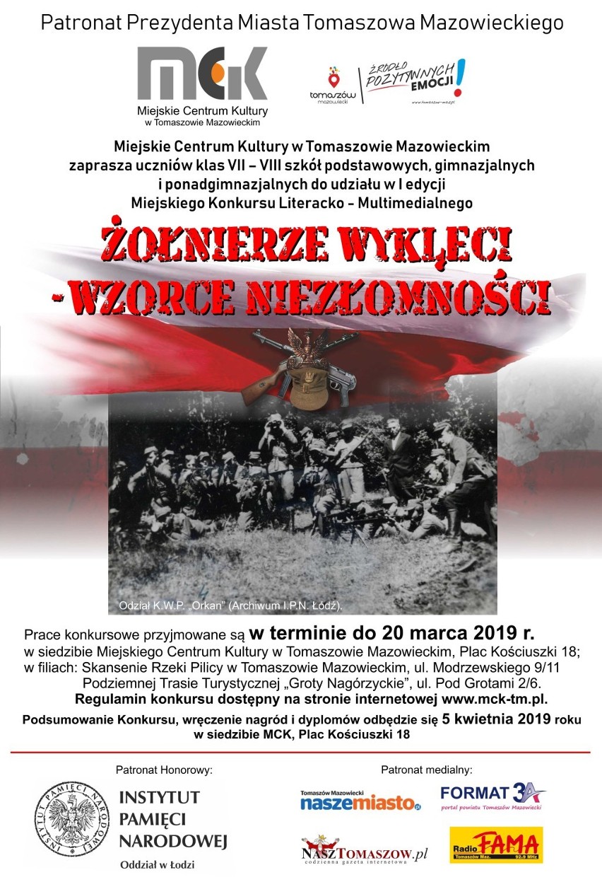 Bieg pamięci żołnierzy wyklętych "Tropem wilczym" w Tomaszowie już 3 marca