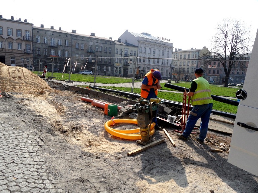 Remont Placu 3 Maja w centrum Będzina