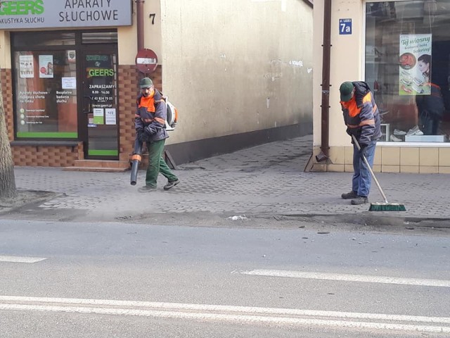 Wiosenne porządki na ulicach Zduńskiej Woli