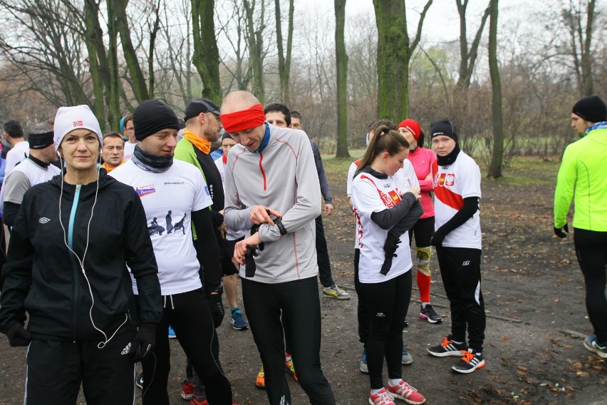 Parkrun Łódź. Bieg w parku Poniatowskiego -19 listopada 2016