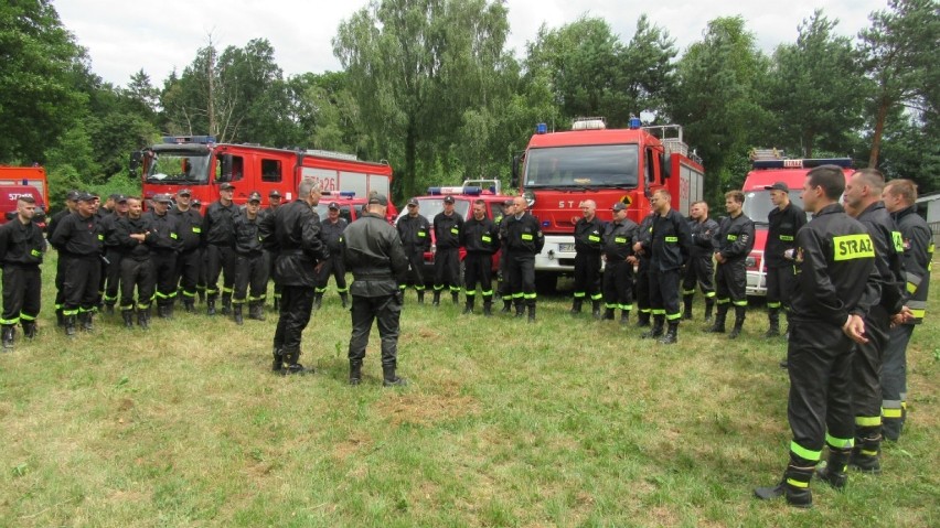 Ćwiczenia przeciwpowodziowe w gminie Zapolice [zdjęcia]