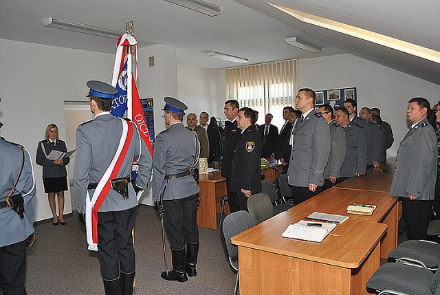 Odprawa roczna policjantów z Sanoka